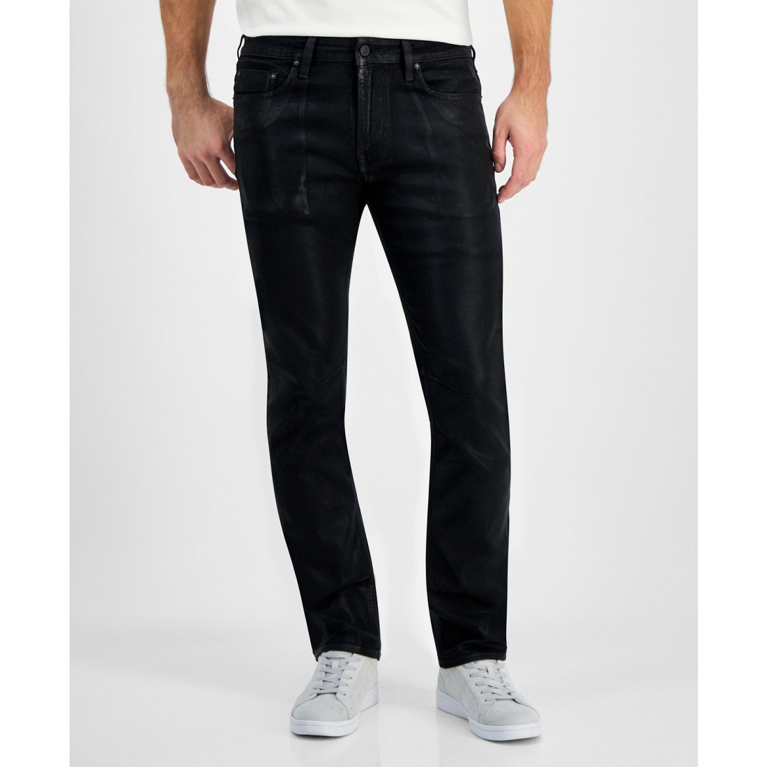 Jeans 'Mateo Coated Straight-Fit' pour Hommes