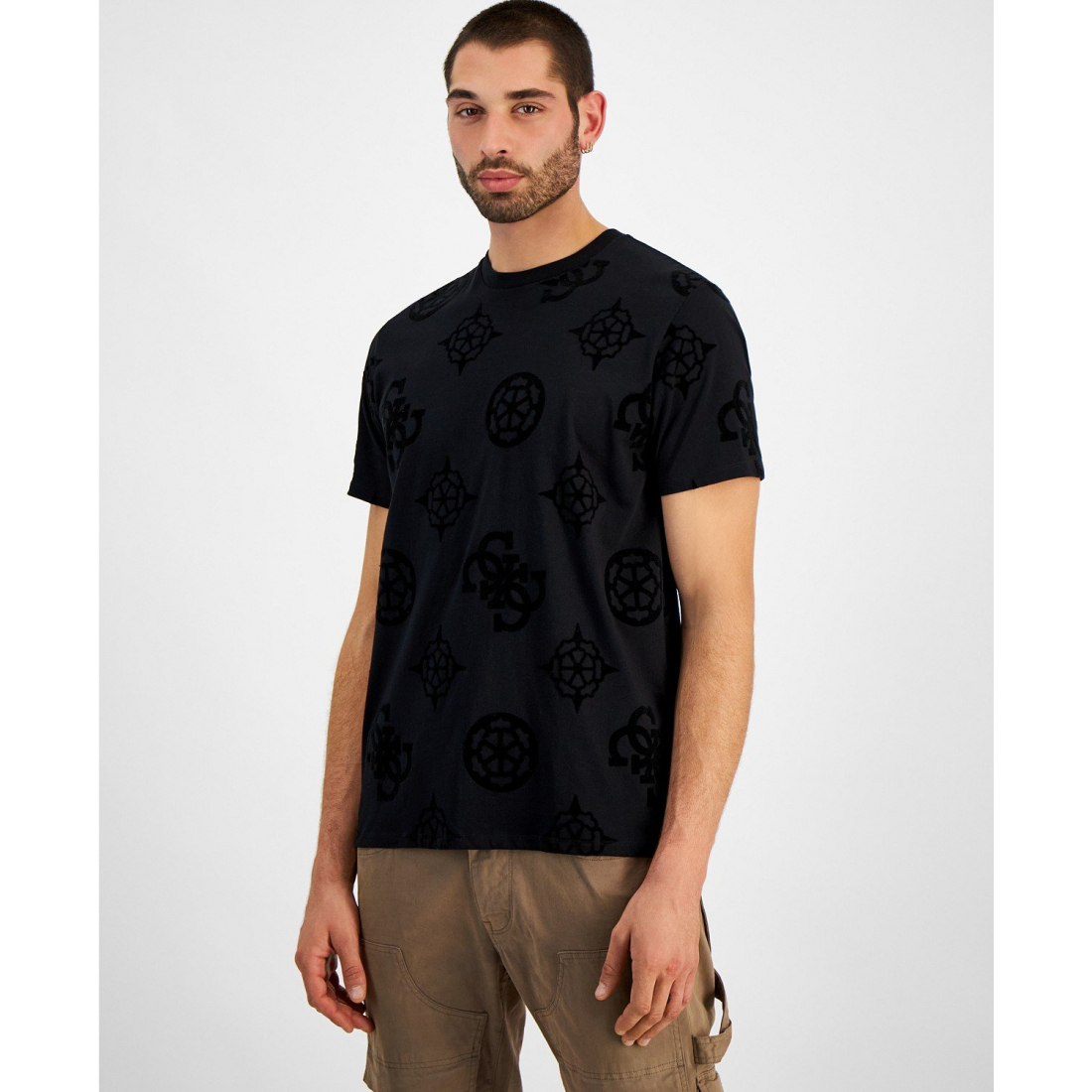 T-shirt 'Relaxed-Fit Peony Logo Graphic' pour Hommes