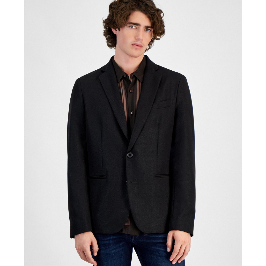 Men's 'Shimmer Twill Relaxed Fit' Blazer