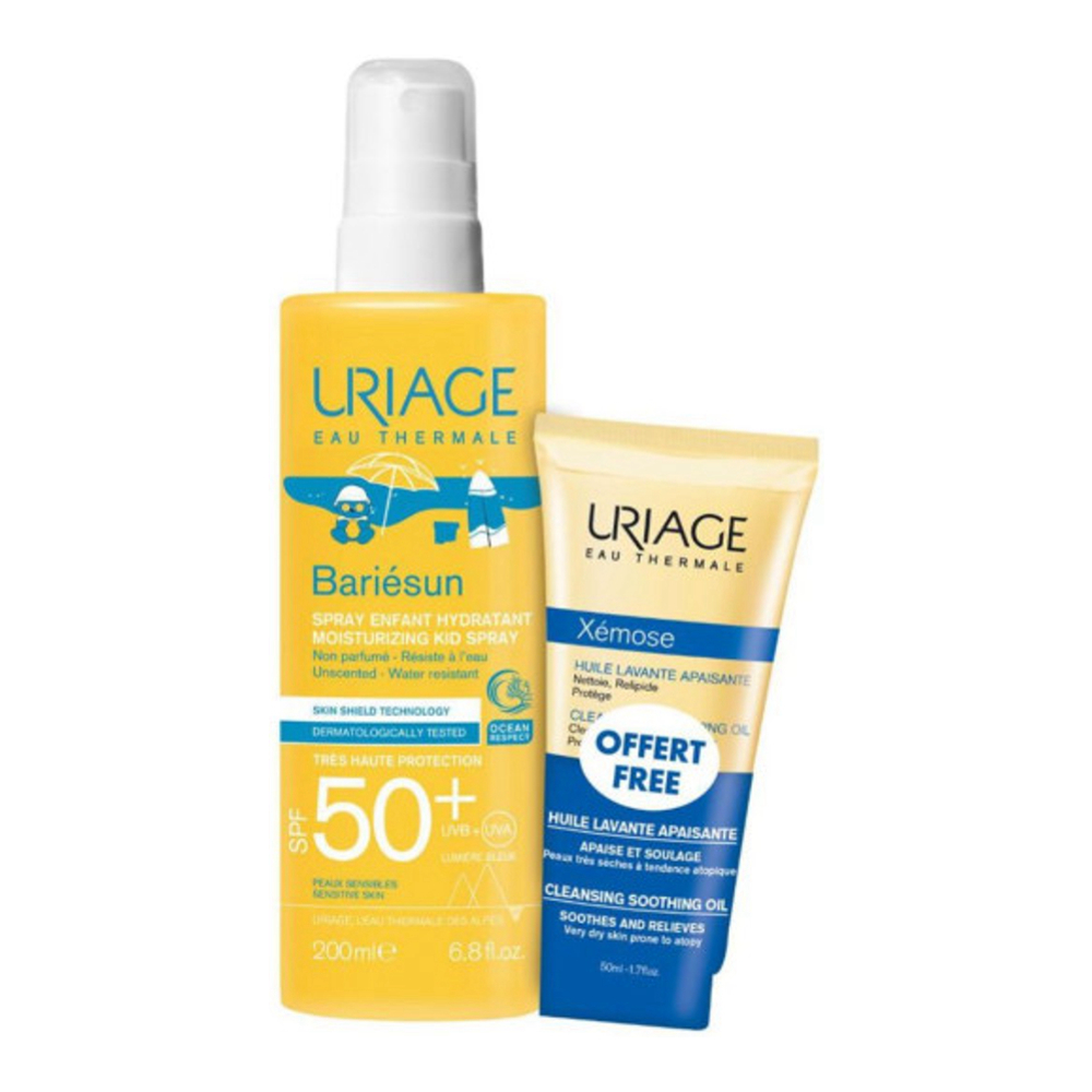 Bariésun Spray Solaire Enfant SPF50+ + Xémose Huile - 2 Pièces