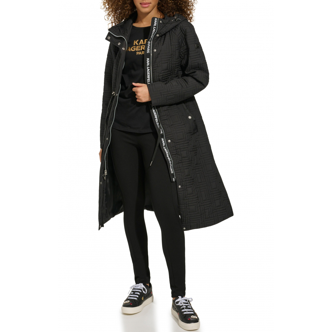 Veste 'Quilted Midi' pour Femmes