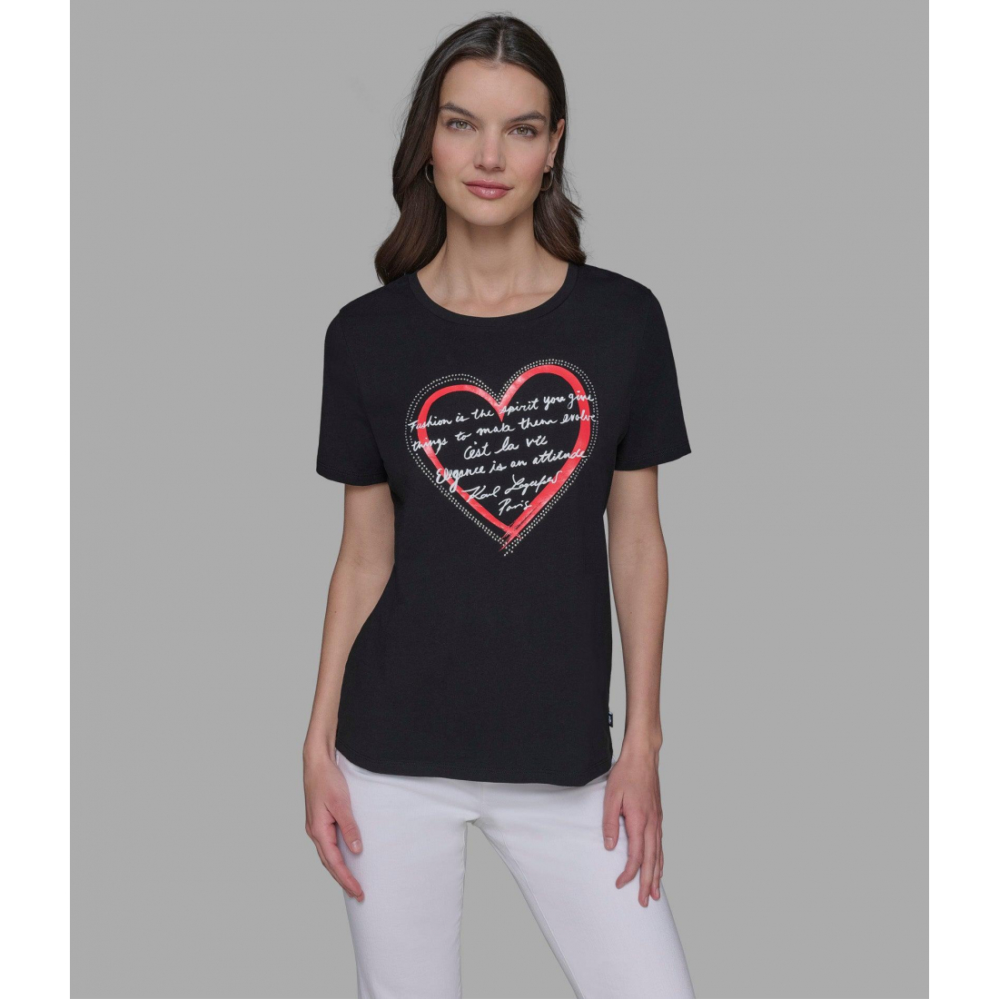 T-shirt 'Heart Logo' pour Femmes