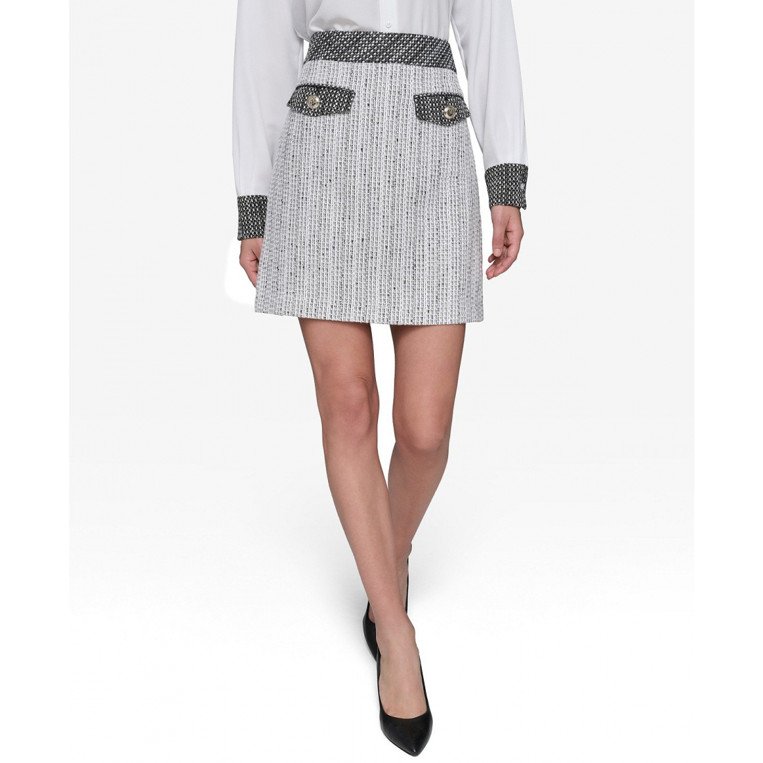 Jupe 'Two-Tone Tweed' pour Femmes