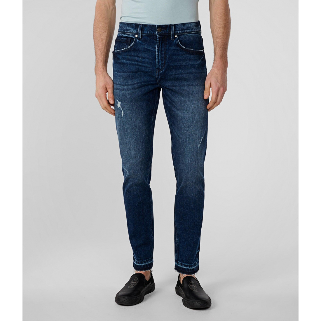 Men's 'Side Zip 5 Pocket Denim Pant' Jeans