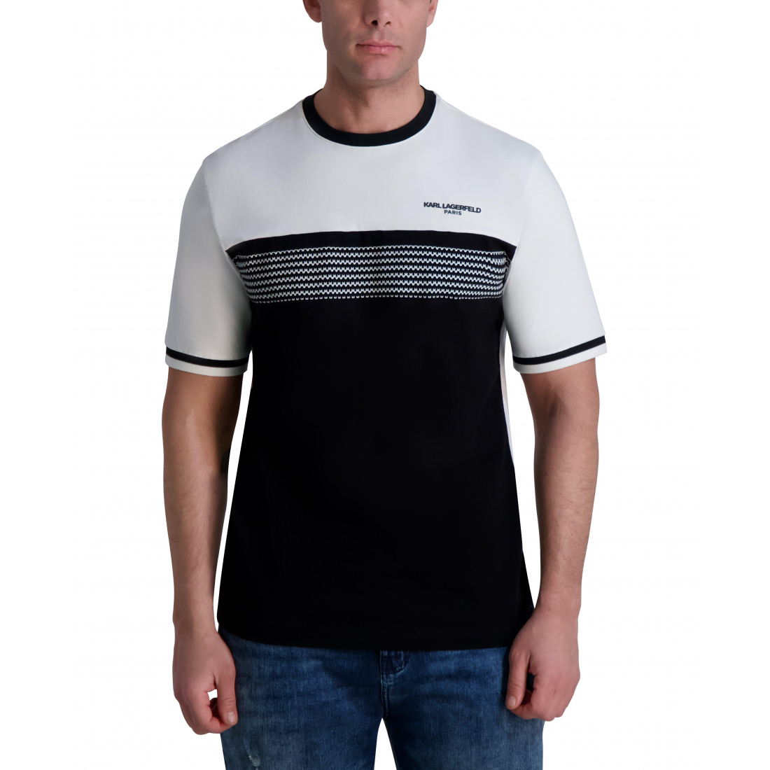 T-shirt 'Colorblocked Logo' pour Hommes