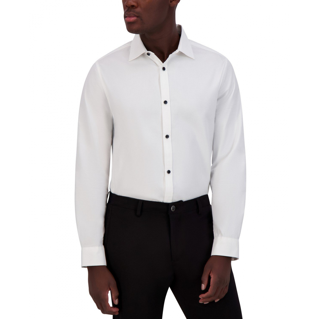 Chemise 'Slim-Fit Small Square Jacquard Dress' pour Hommes