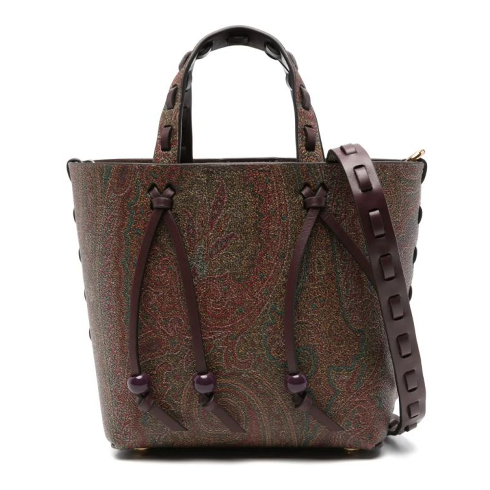 'Paisley-Print' Mini Tasche für Damen