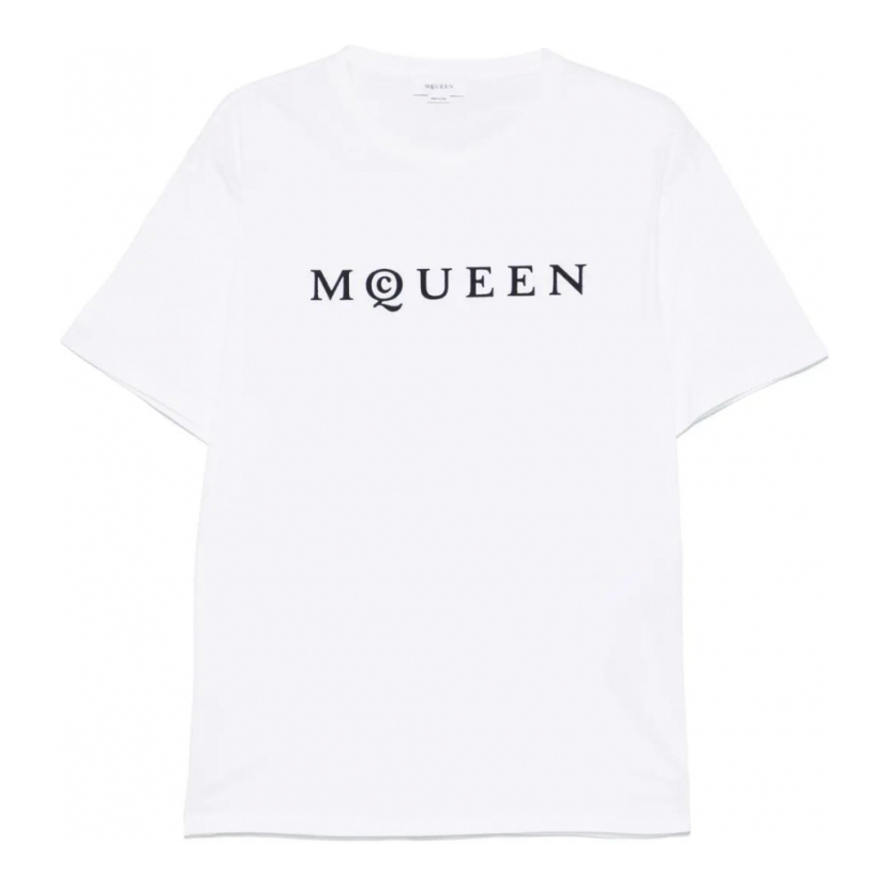 T-shirt 'Flocked-Logo' pour Hommes