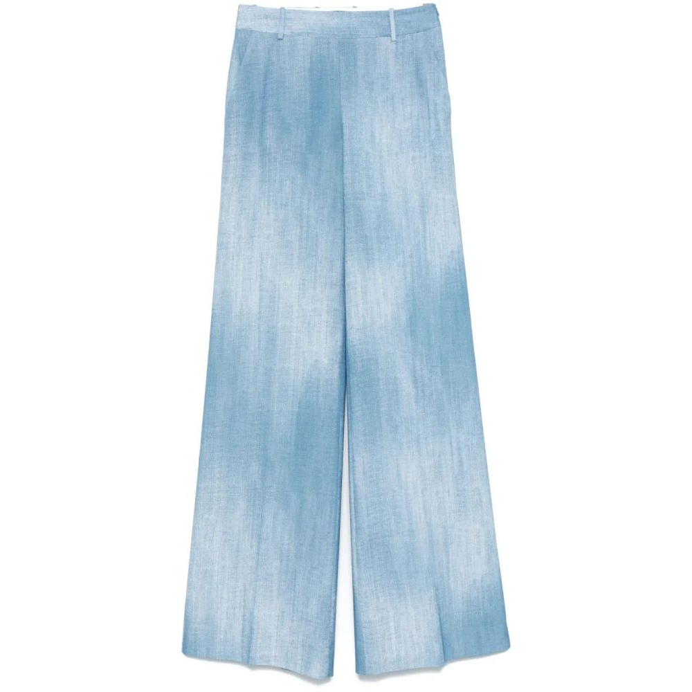 Women's 'Denim-Print' Trousers