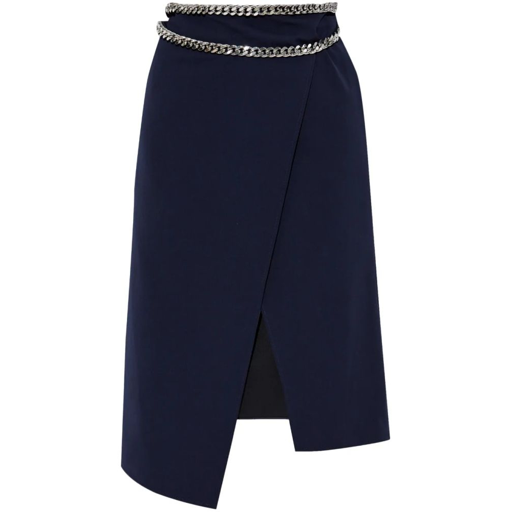 Jupe Midi 'Chain-Embellished' pour Femmes