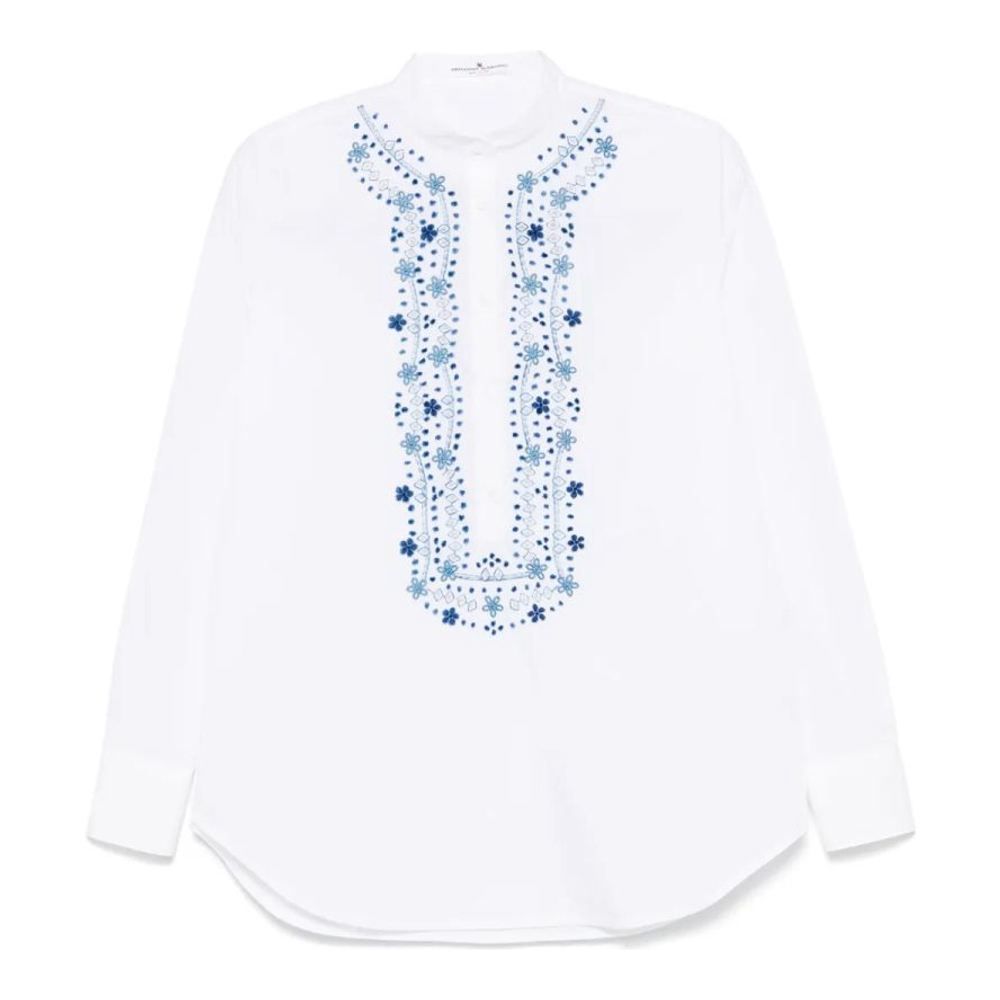 Chemise 'Embroidered-Motif' pour Femmes