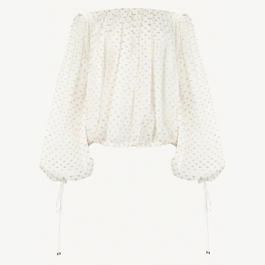 Haut à épaules dénudées 'Gathered' pour Femmes