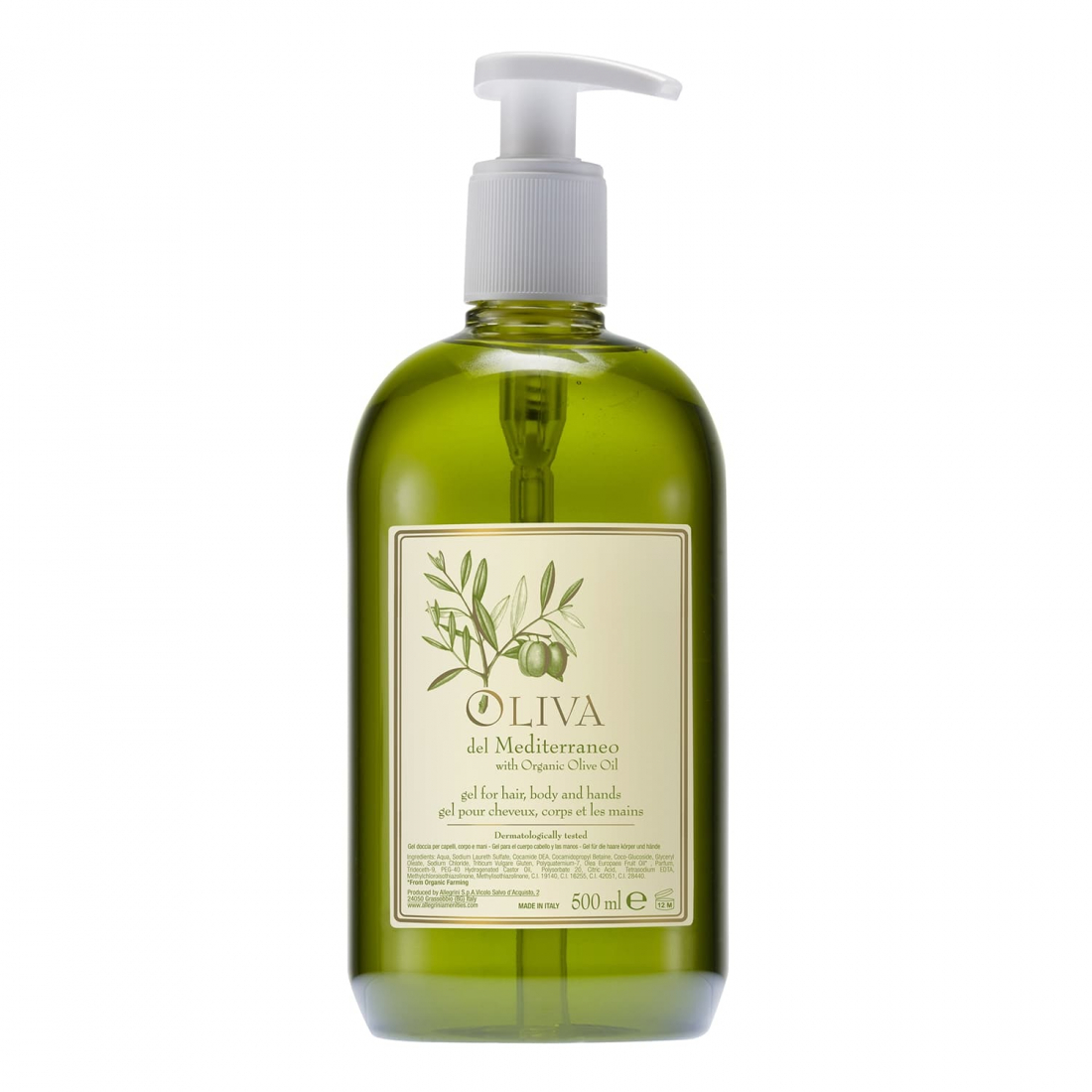 Oliva Del Mediterraneo Shampoing corps et cheveux 500ml