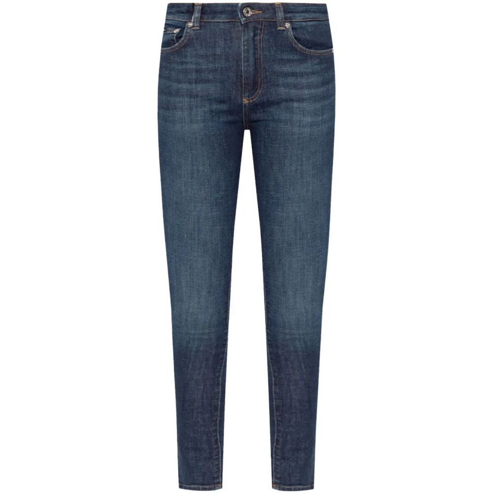 Jeans skinny 'Logo-Plaque' pour Femmes