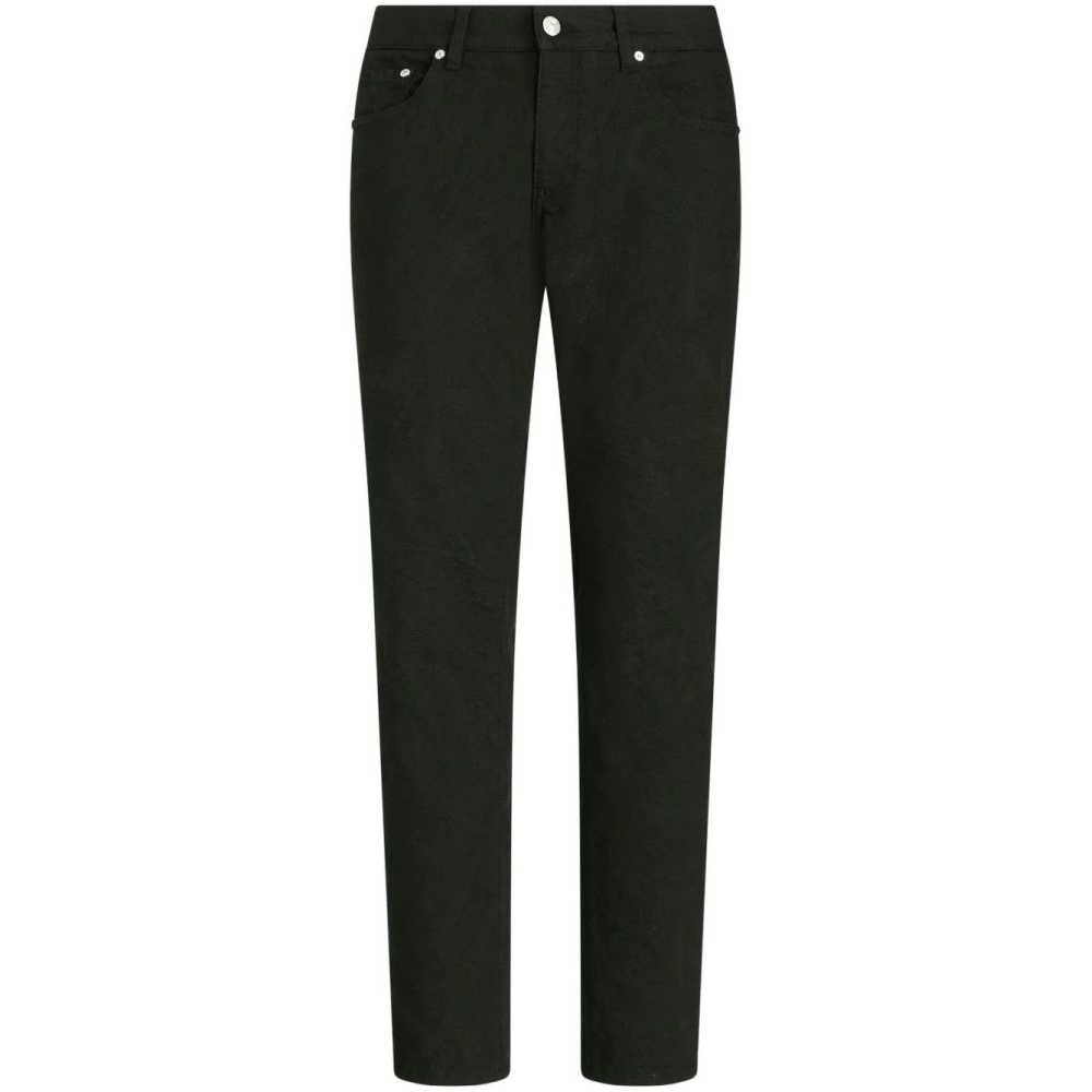 Men's 'Patterned-Jacquard' Jeans