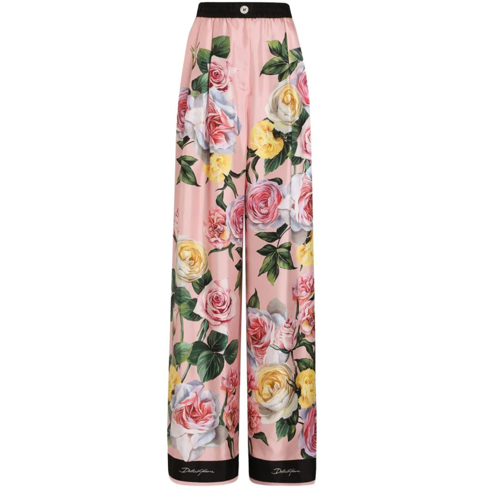 Pantalon 'Floral-Print' pour Femmes