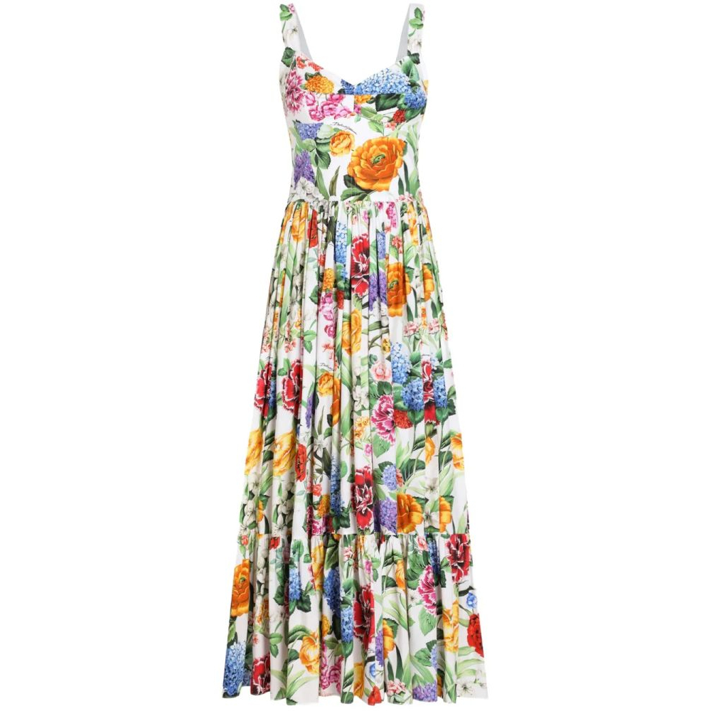 Robe maxi 'Floral-Print' pour Femmes