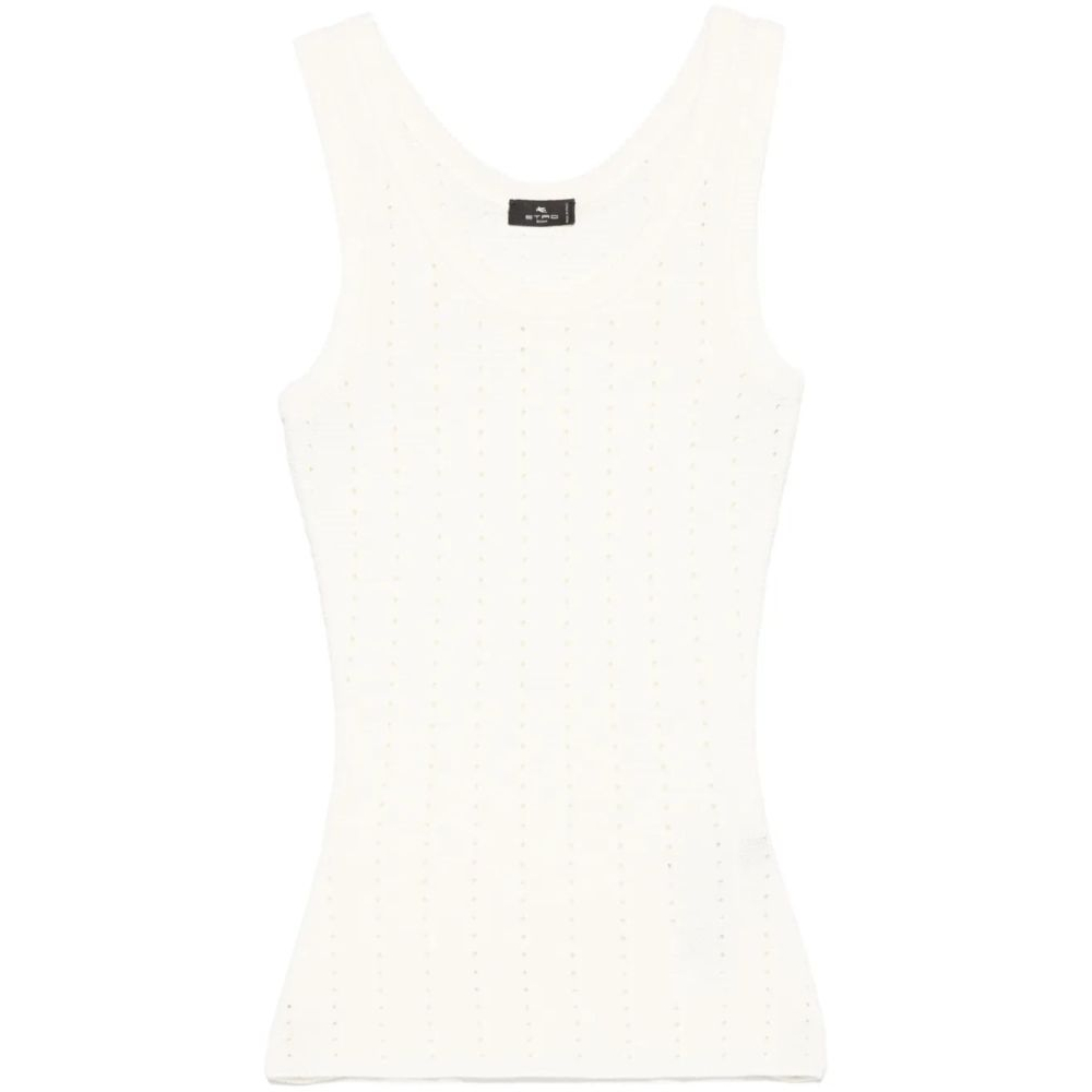 Haut sans manches 'Pointelle-Knit' pour Femmes