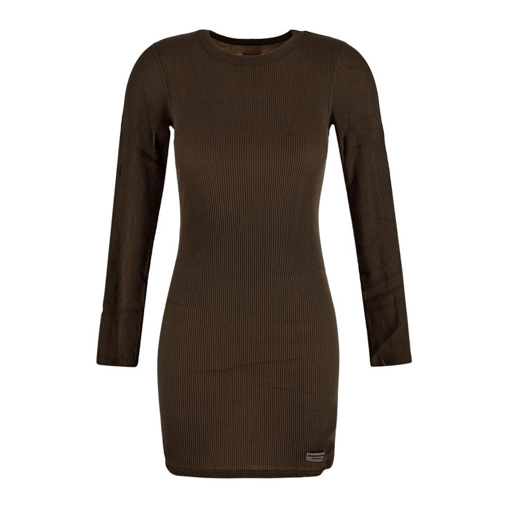 Robe mini 'Printed Micro Ribbed' pour Femmes