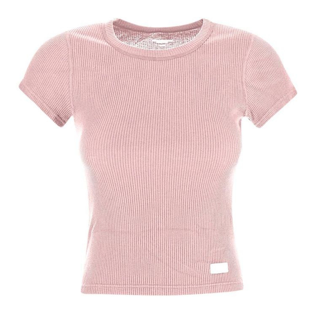 T-shirt 'Micro Ribbed' pour Femmes