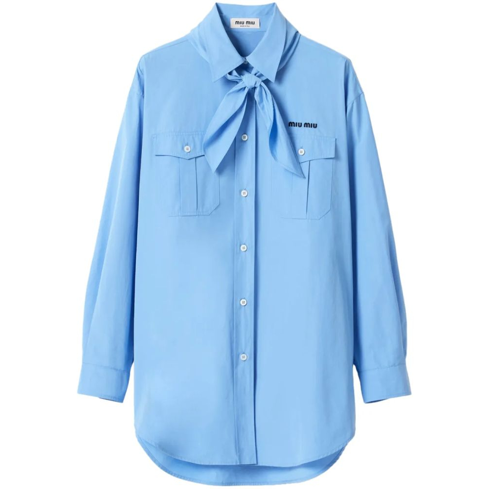 Chemise 'Scarf-Detail' pour Femmes