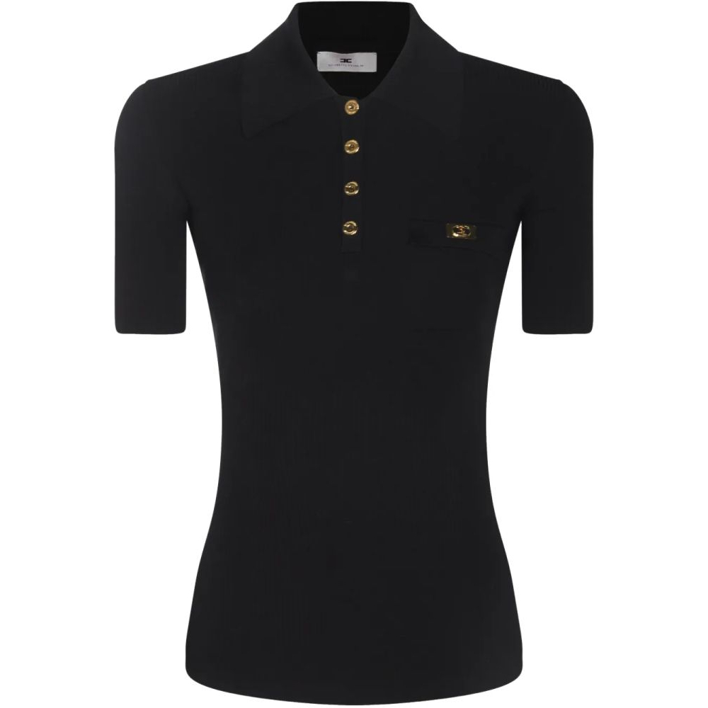 Polo 'Ribbed' pour Femmes