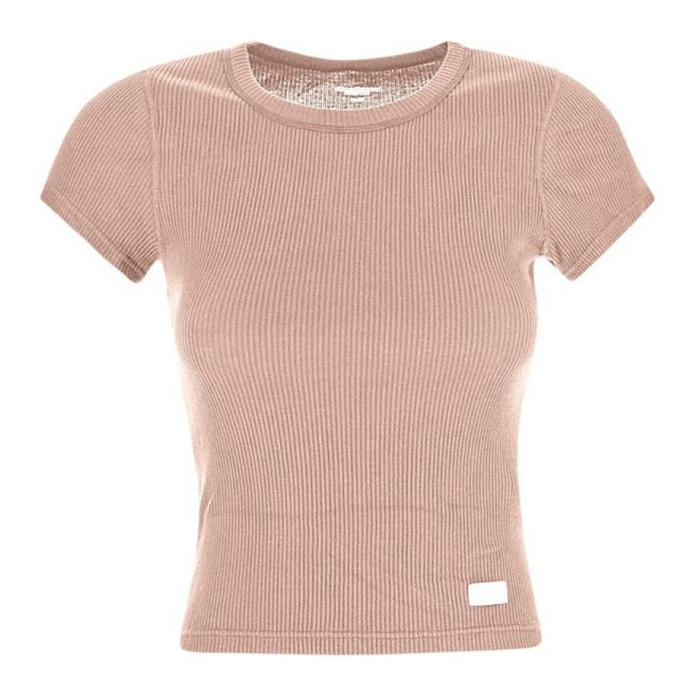 T-shirt 'Micro Ribbed' pour Femmes
