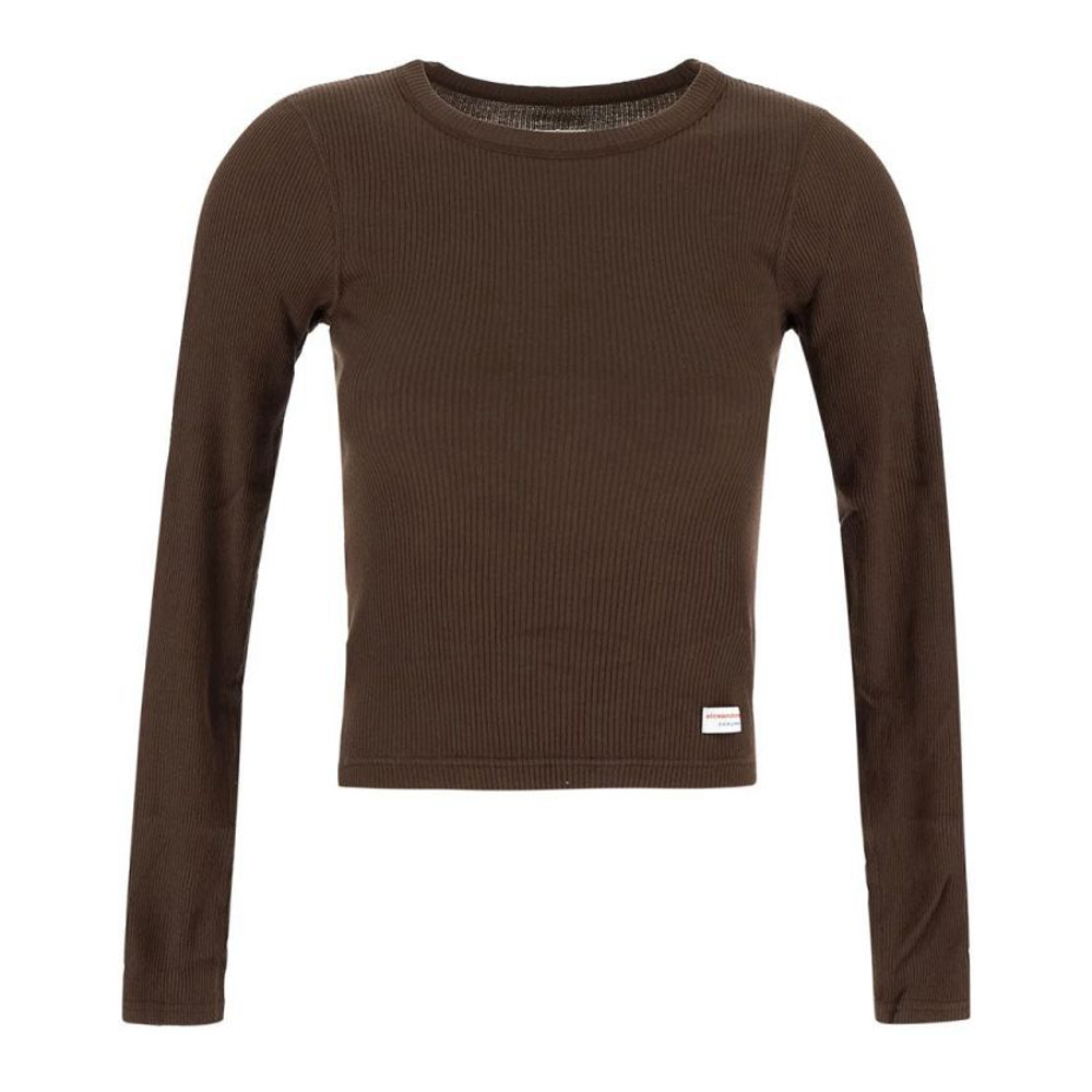 T-Shirt manches longues 'Micro Ribbed' pour Femmes