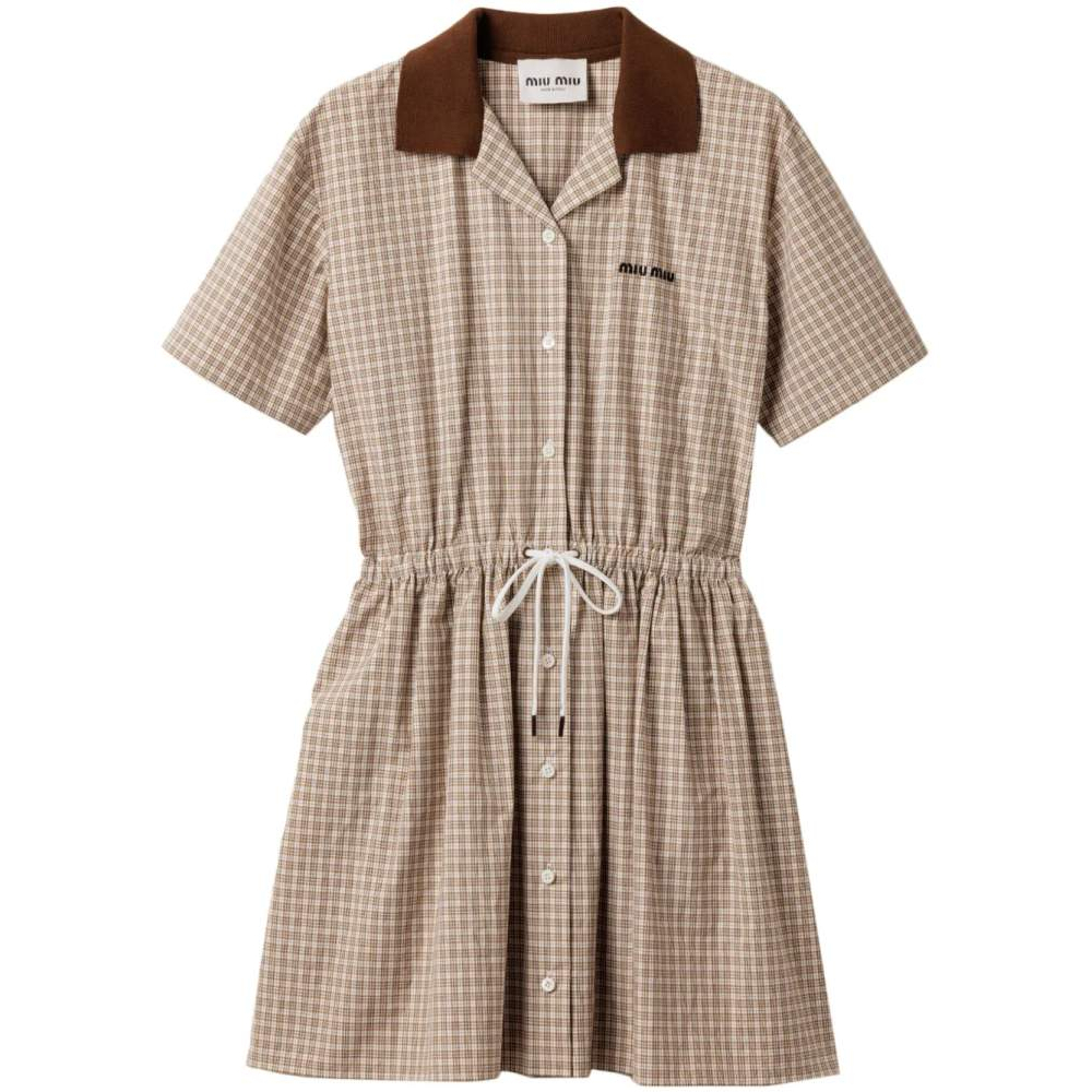 Women's 'Checked' Mini Dress