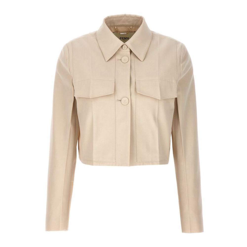 Veste courte 'Tailored Crop' pour Femmes