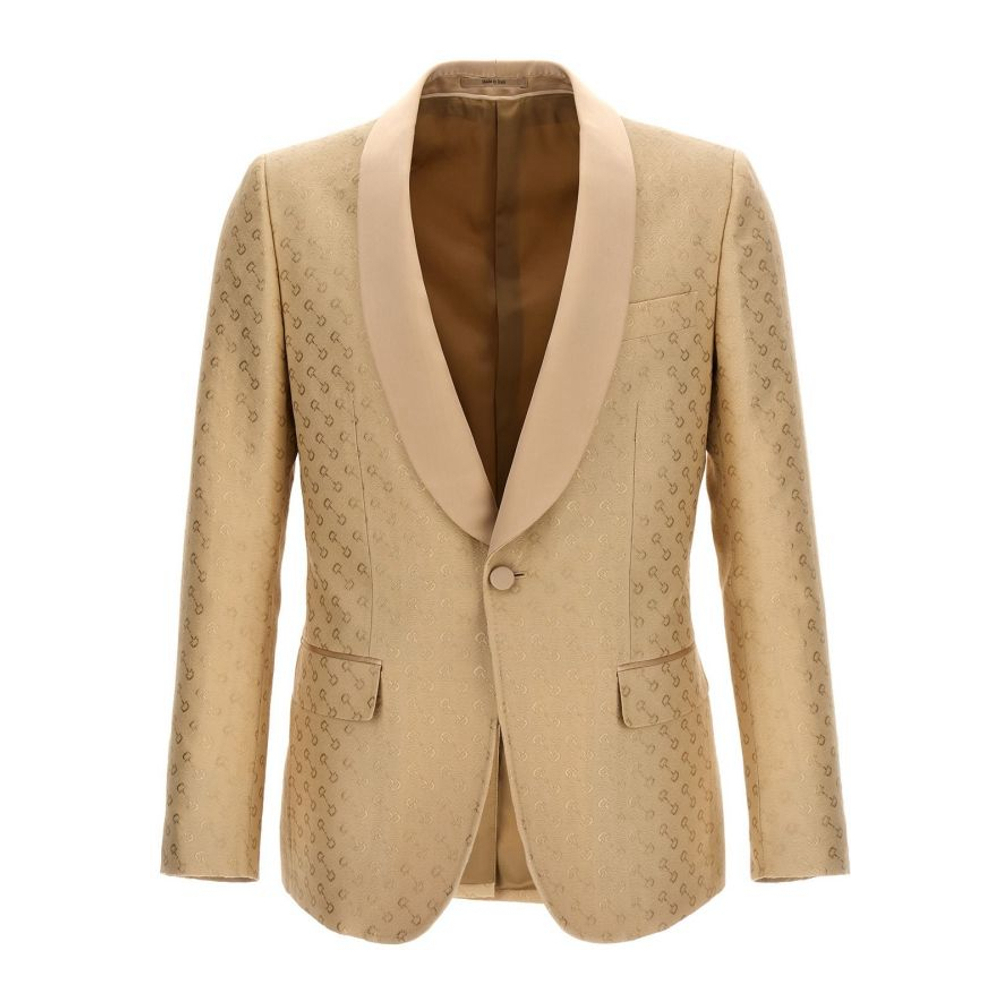 'Clamp Jacquard' Klassischer Blazer für Herren