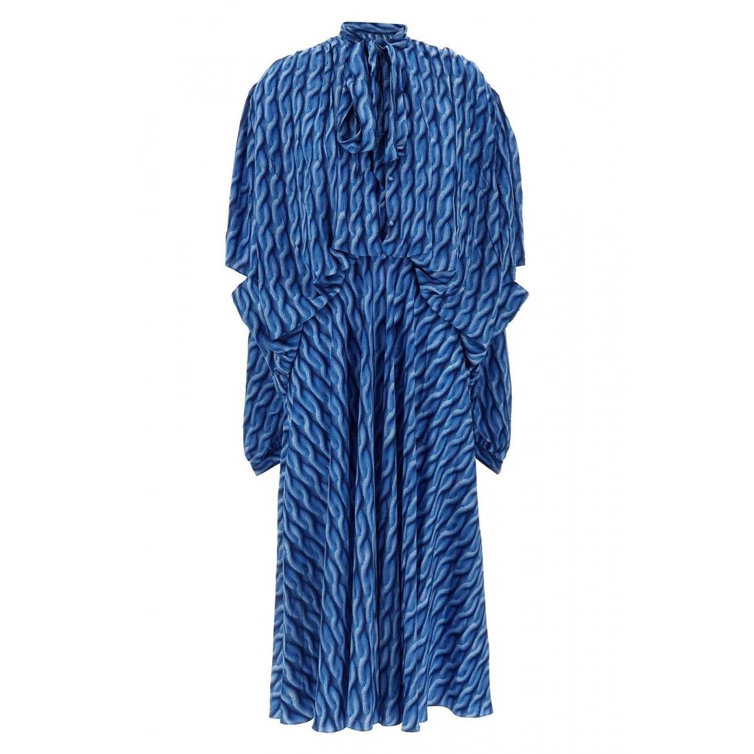 'Double Sleeve' Midi Kleid für Damen