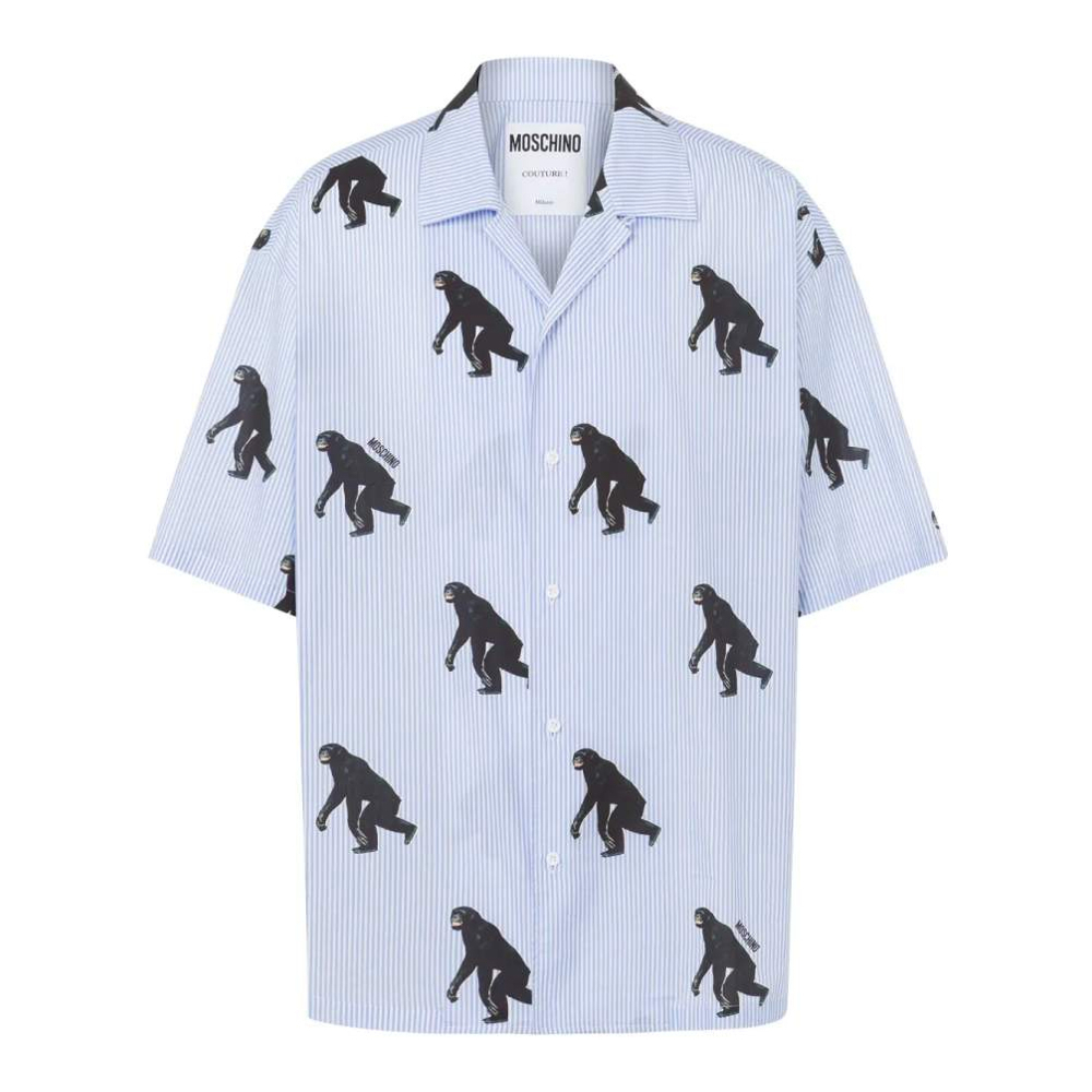 Chemise à manches courtes 'Graphic-Print' pour Hommes