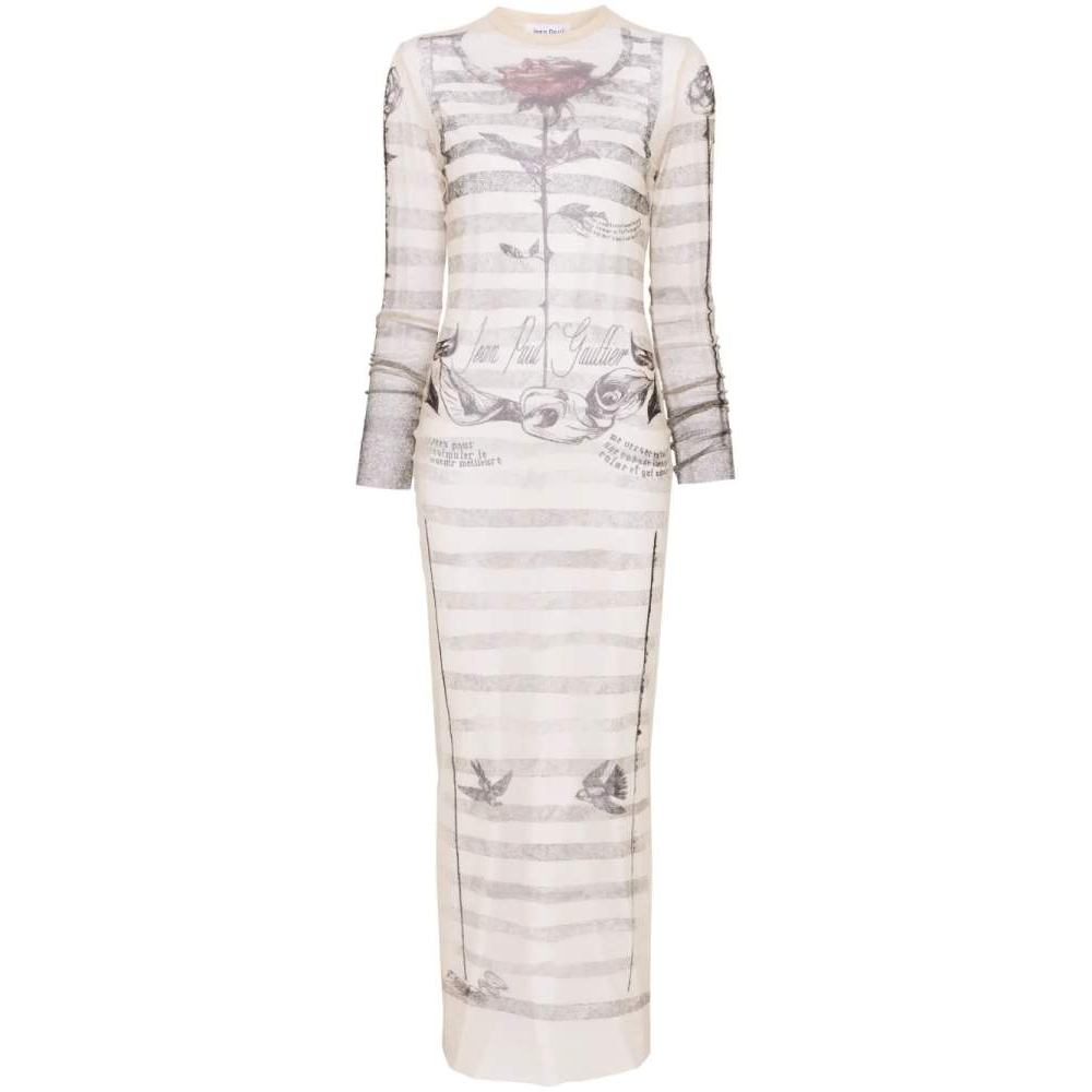 Women's 'Tattoo Marinière' Maxi Dress