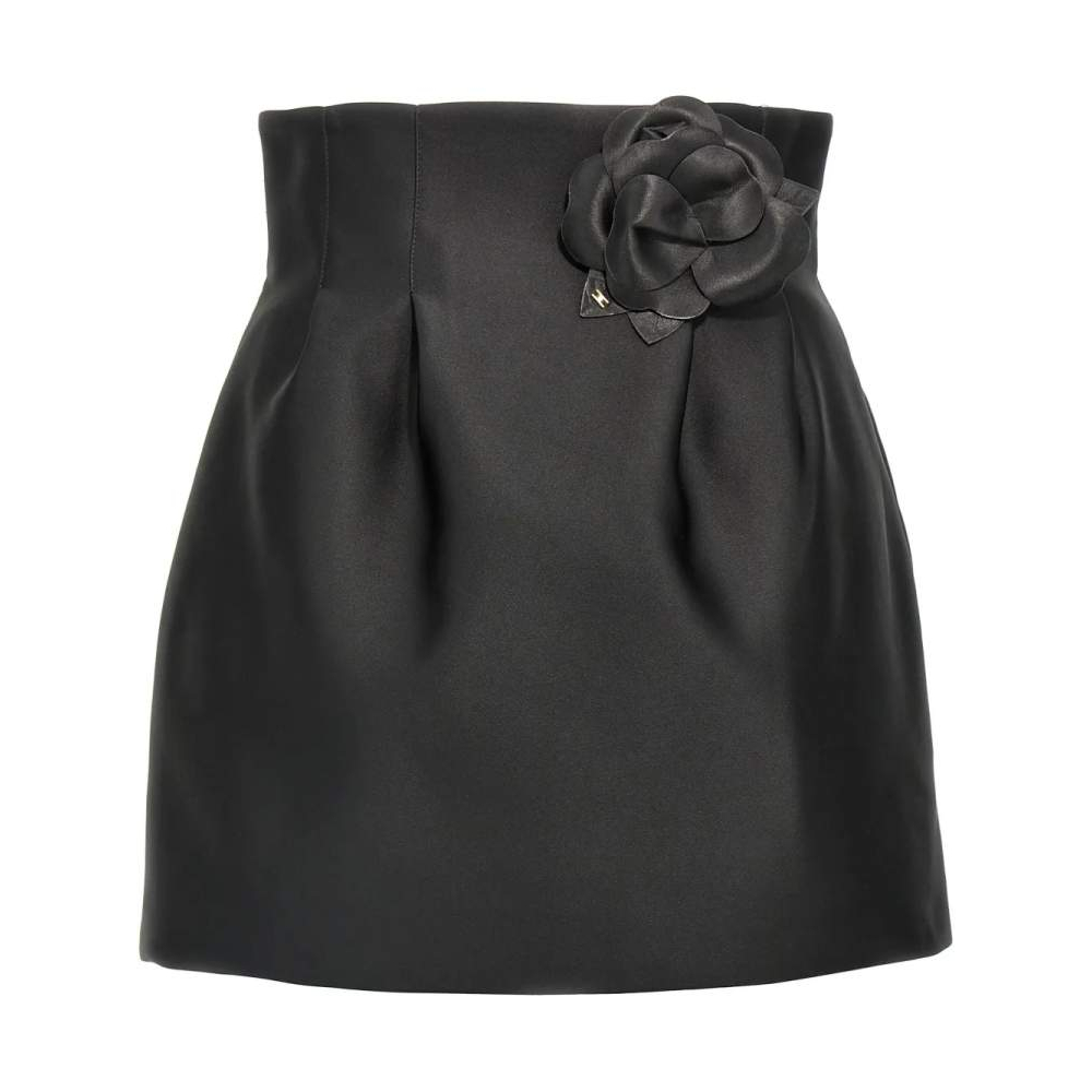 Mini Jupe 'Floral-Appliqué' pour Femmes