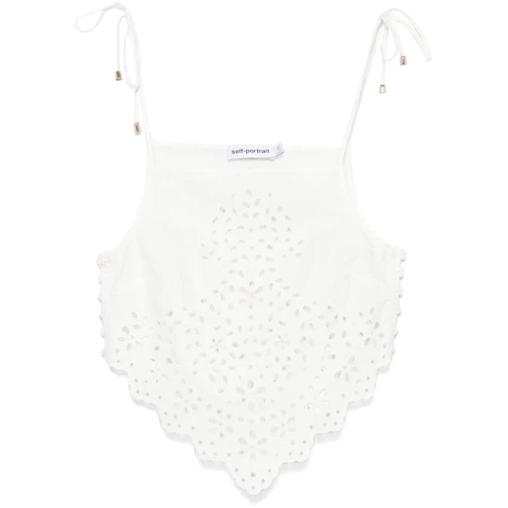 Haut sans manches 'Embroidered' pour Femmes