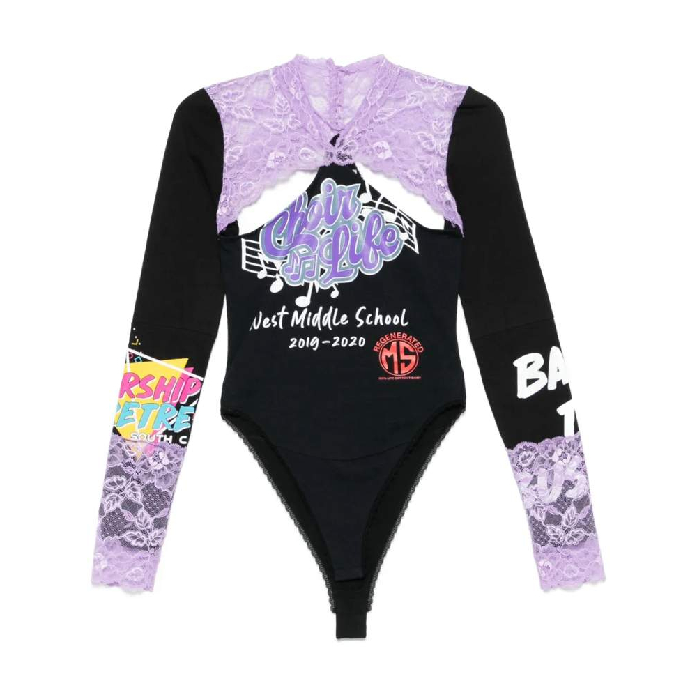 Women's 'Regenerated Lace-Detail' Bodysuit