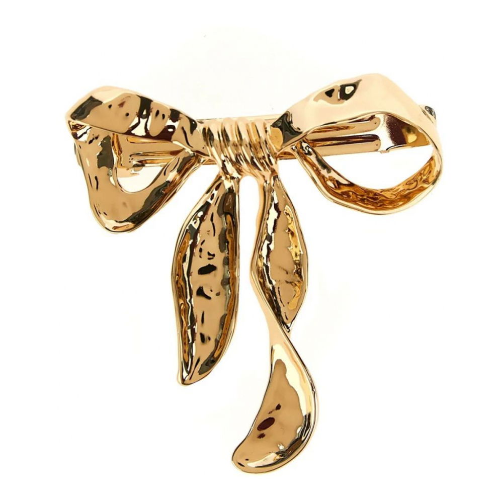Barrette à cheveux 'Mottled Gold Bow' pour Femmes