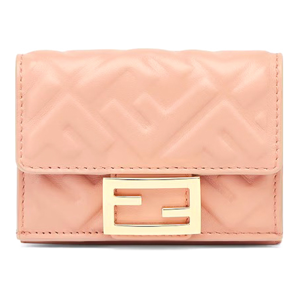 Portefeuille 'Baguette Micro Trifold With FF Motif' pour Femmes