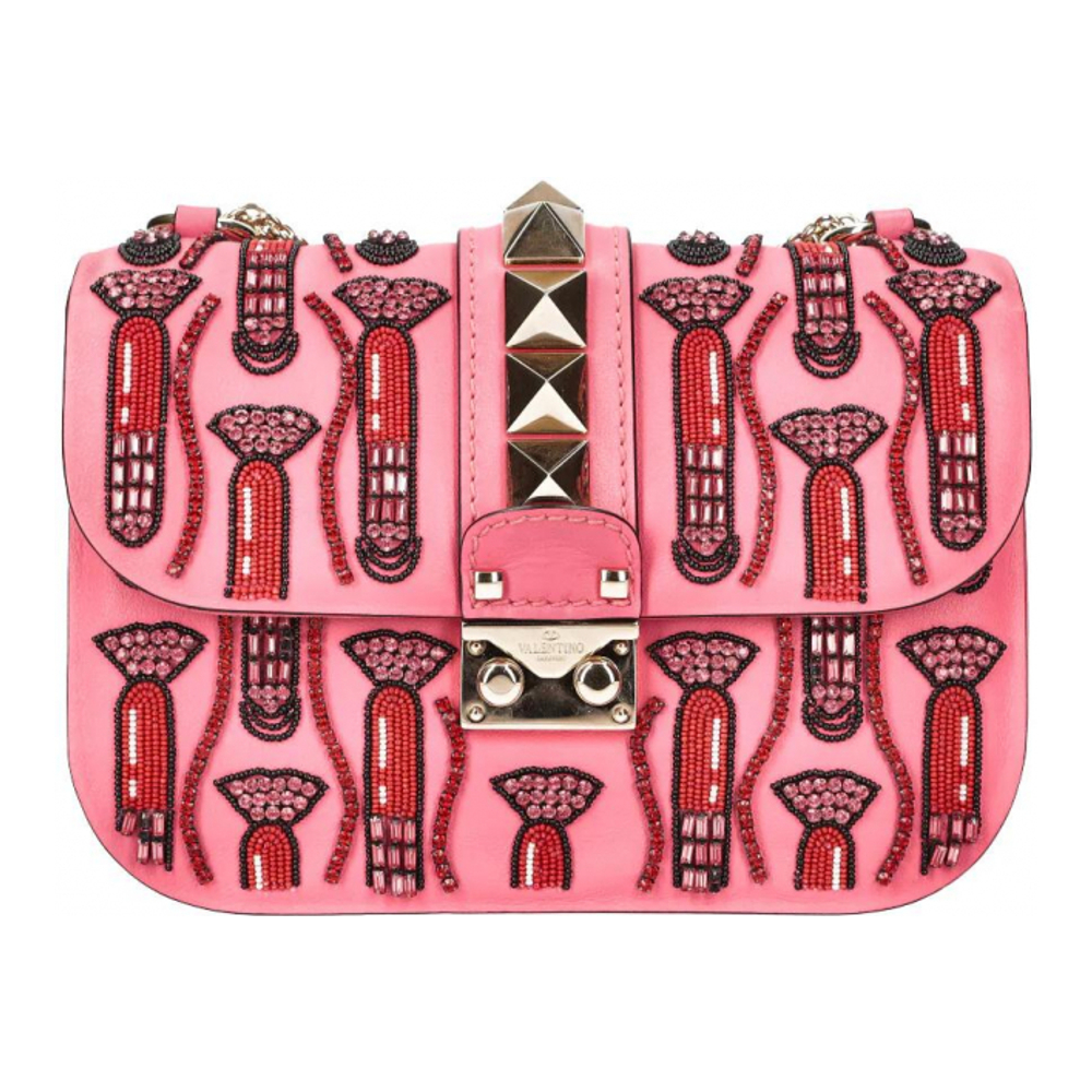 'Rockstud Lock Lipstick Beaded' Schultertasche für Damen