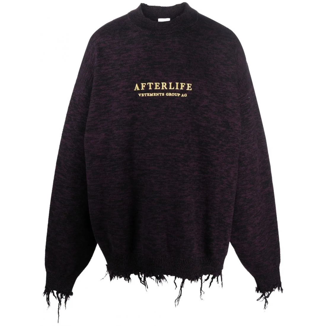 Sweatshirt 'Distressed Logo-Print' pour Unisexe