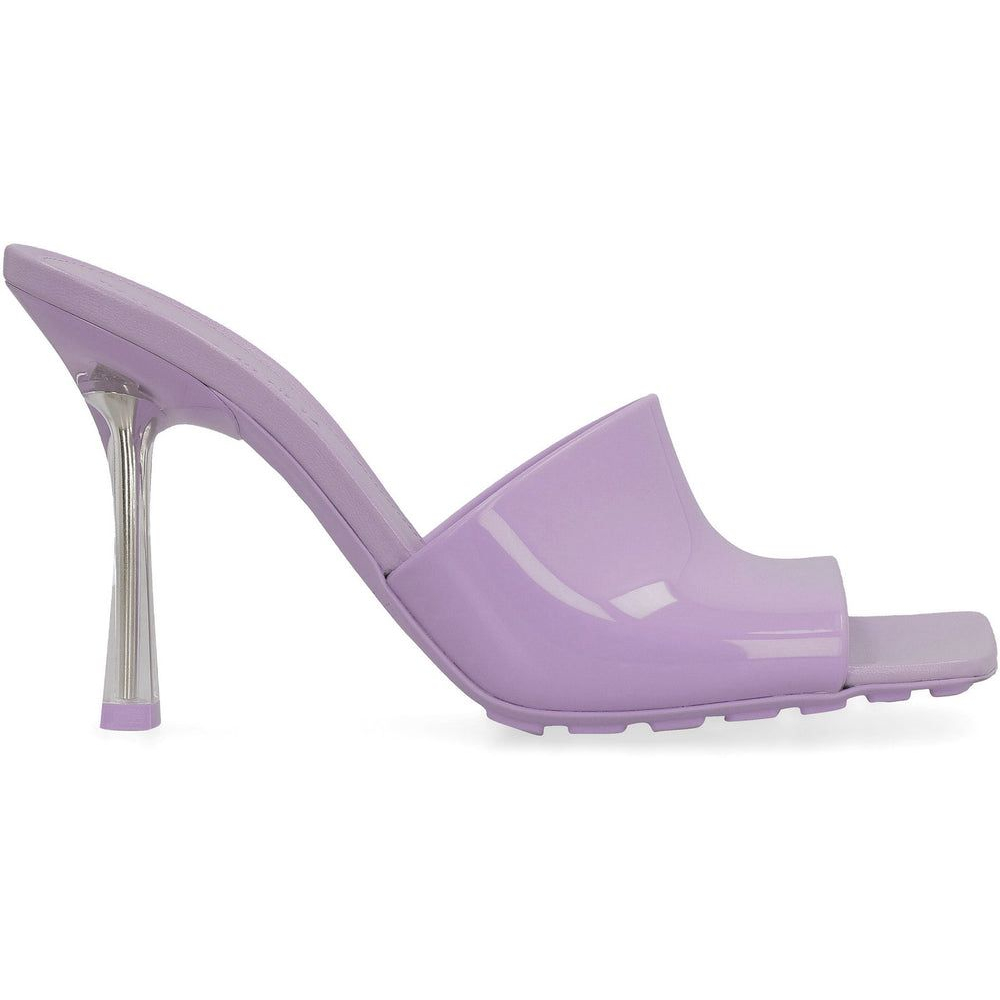 Women's 'Logo Detail' High Heel Mules