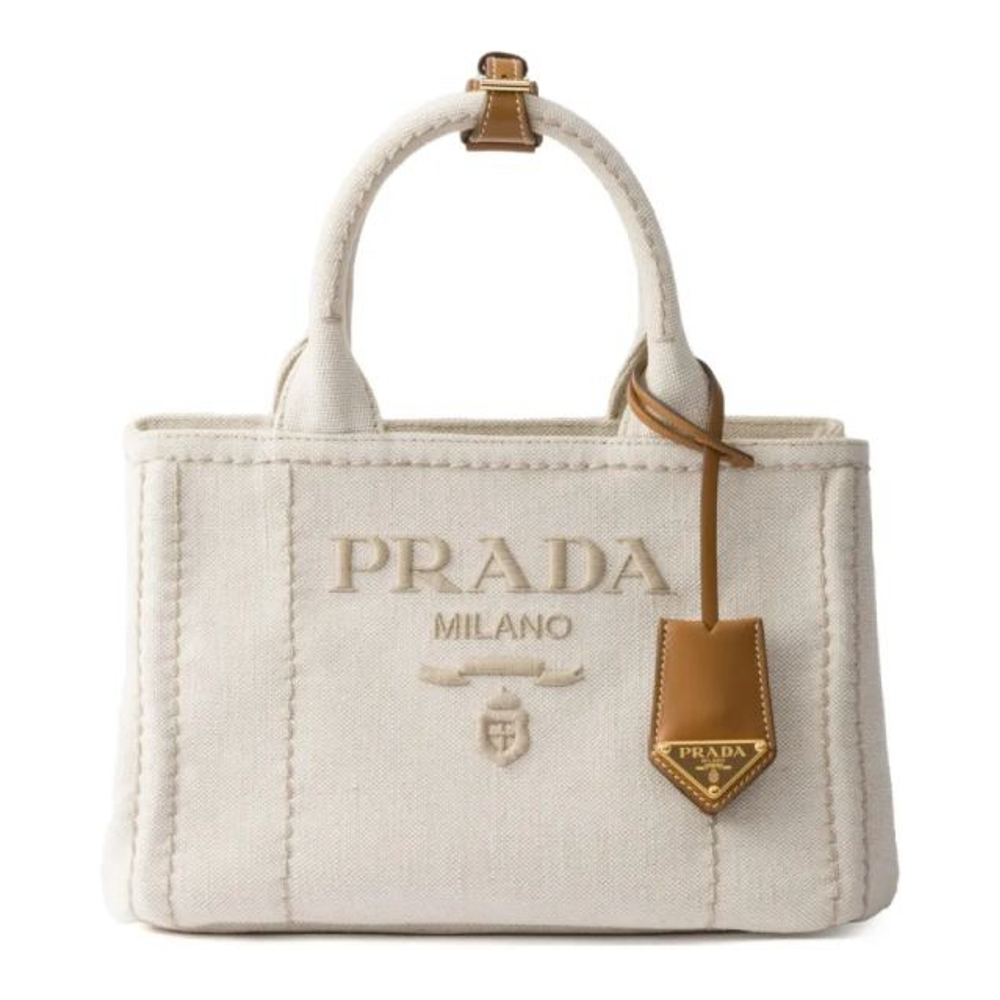 Women's 'Small Logo-Embroidered' Top Handle Bag