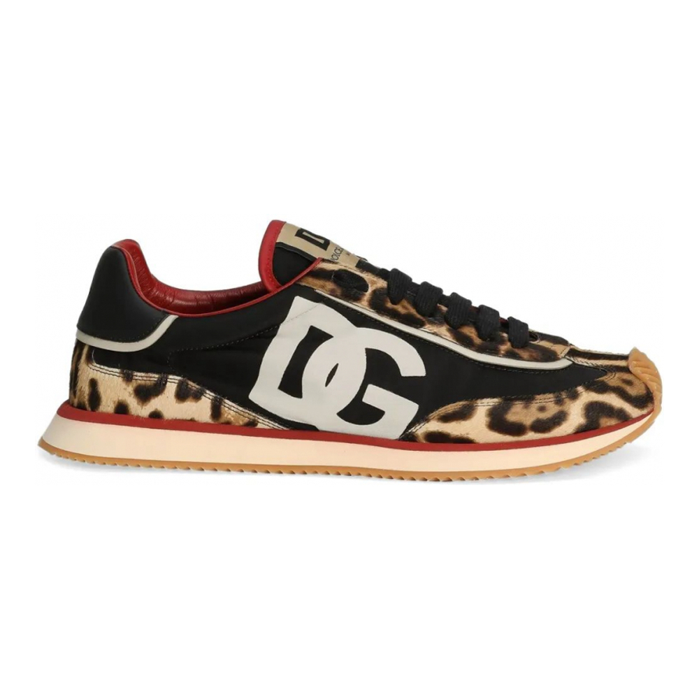 Sneakers 'Leopard-Print' pour Hommes