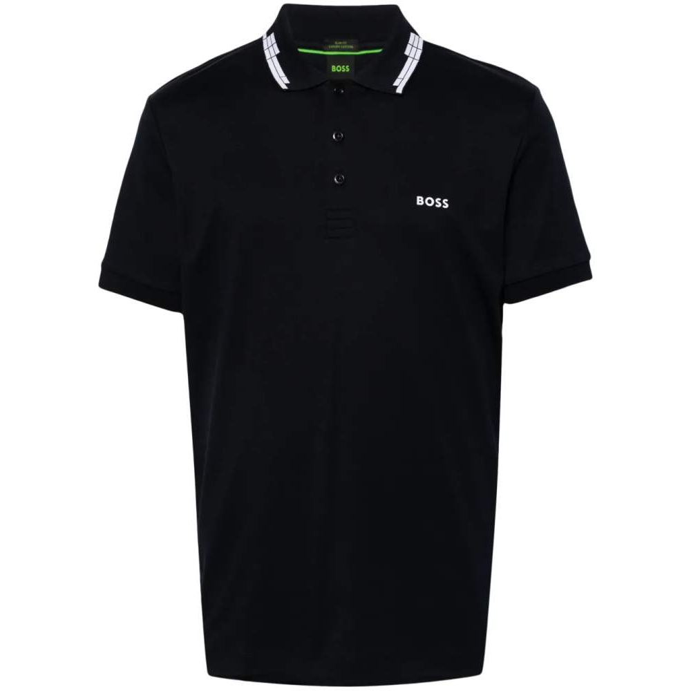 Polo 'Rubberised-Logo' pour Hommes