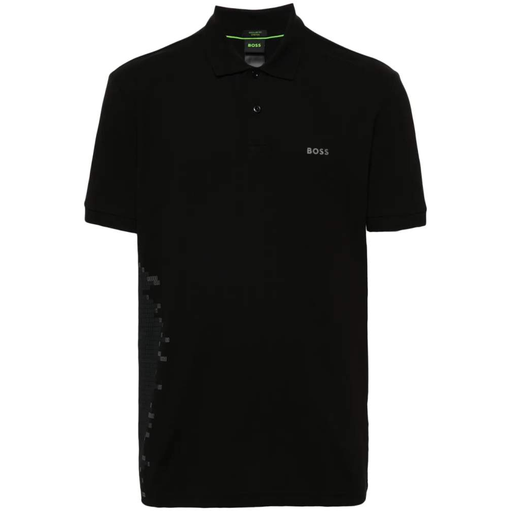 Polo 'Logo-Rubberised Piqué' pour Hommes