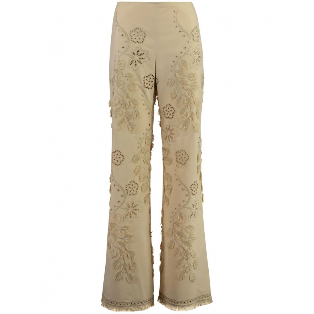 Pantalon 'Embroidered Flared' pour Femmes