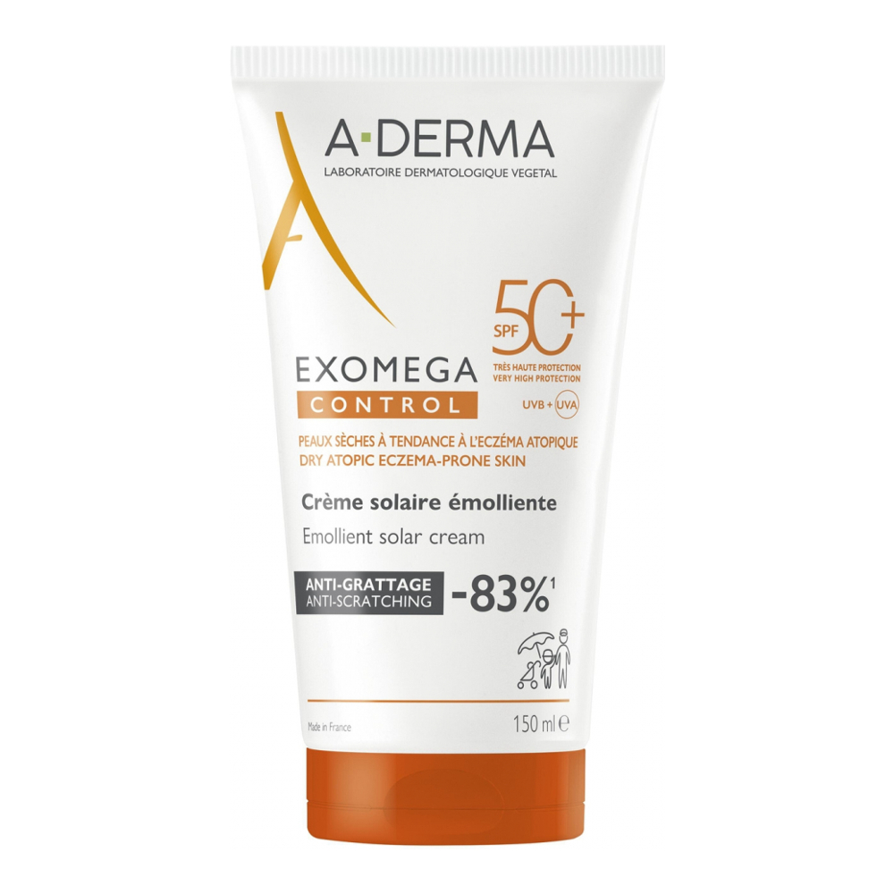 'Exomega Control Émolliente SPF50+' Face Sunscreen - 150 ml