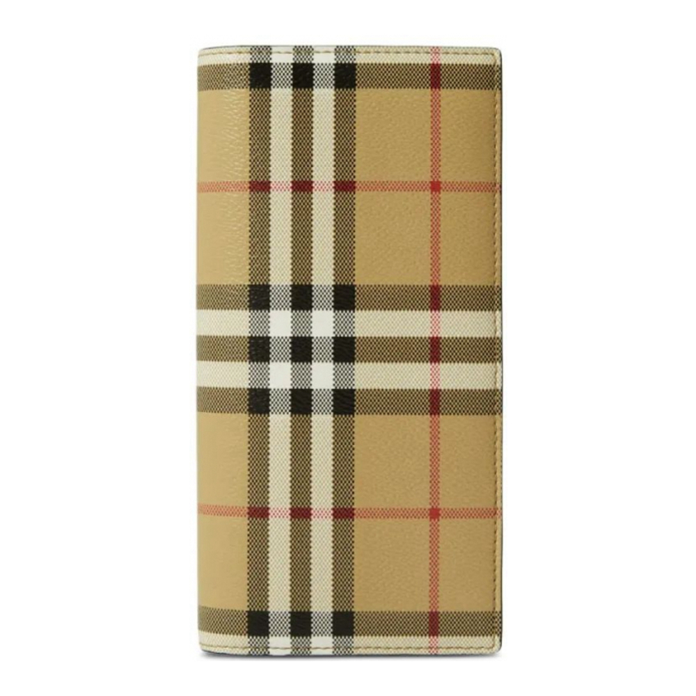 Men's 'Check-Pattern Long' Wallet