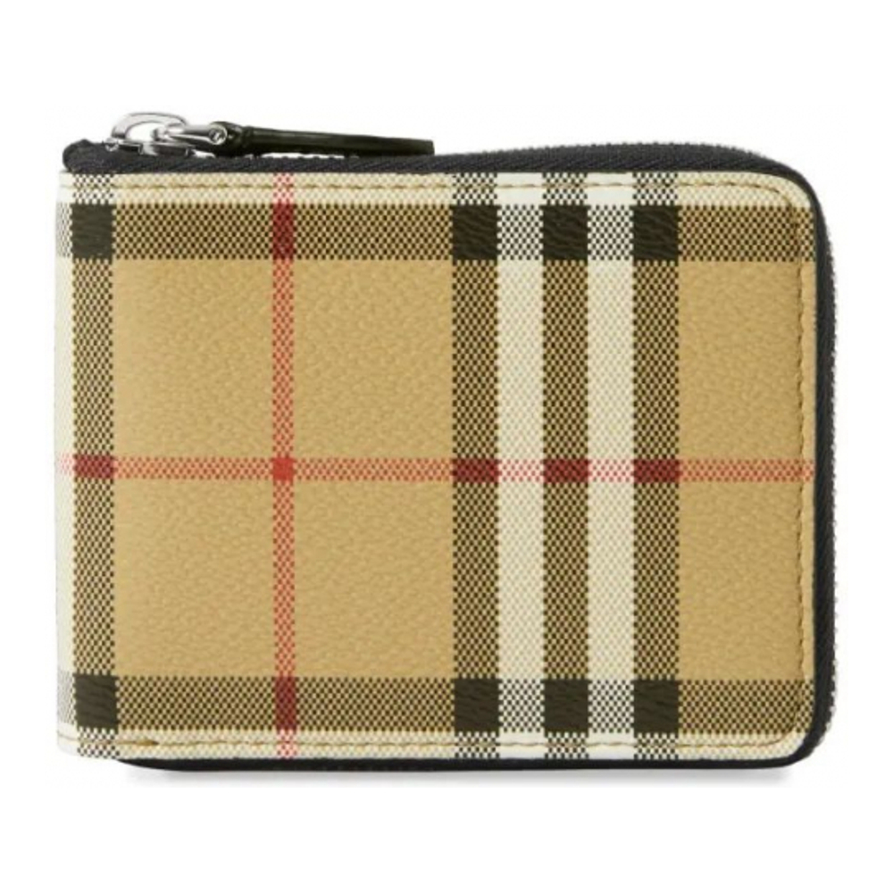 Portefeuille 'Checked Zipped' pour Hommes